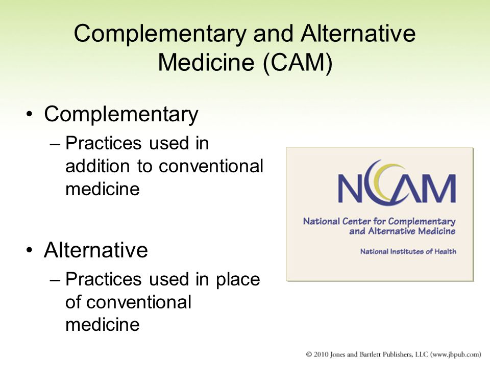 Alternative medicine vs conventional medicine
